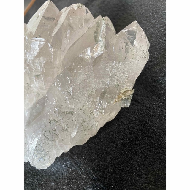 天然石ヒマラヤ 水晶 カテドラル クローライト 浄化  原石 m00035