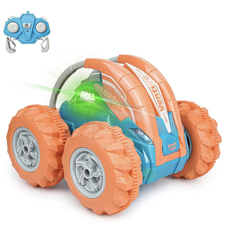 ラジコンカー 子供  リモコンカー 360度回転 四輪駆動 プレゼント オレンジ(ホビーラジコン)