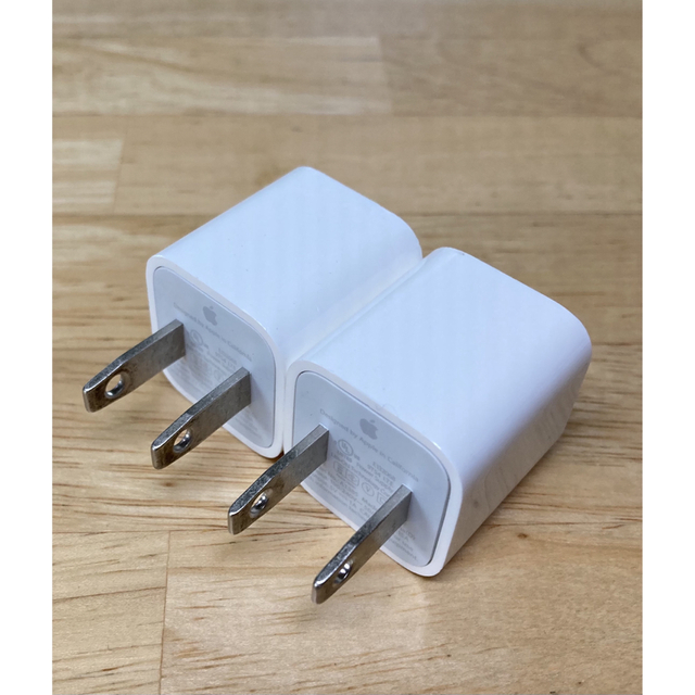 Apple - 美品 アップル純正 iPhone 充電器 ACアダプター5W 2個セットの