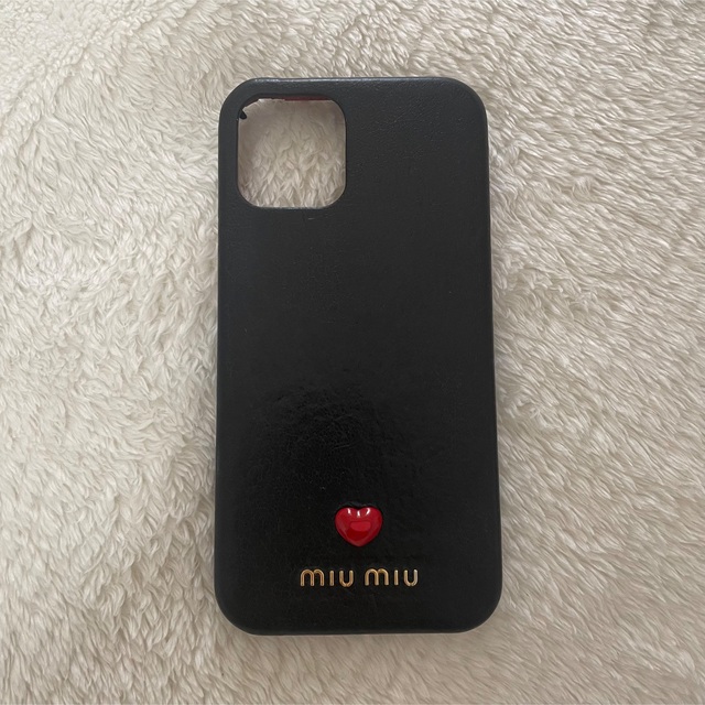 miumiu(ミュウミュウ)のmiumiu iPhone12 Proケース スマホ/家電/カメラのスマホアクセサリー(iPhoneケース)の商品写真