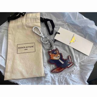 メゾンキツネ(MAISON KITSUNE')の・新品・Maison kitsune・メゾンキツネ・フォックス・キーリング(キーホルダー)