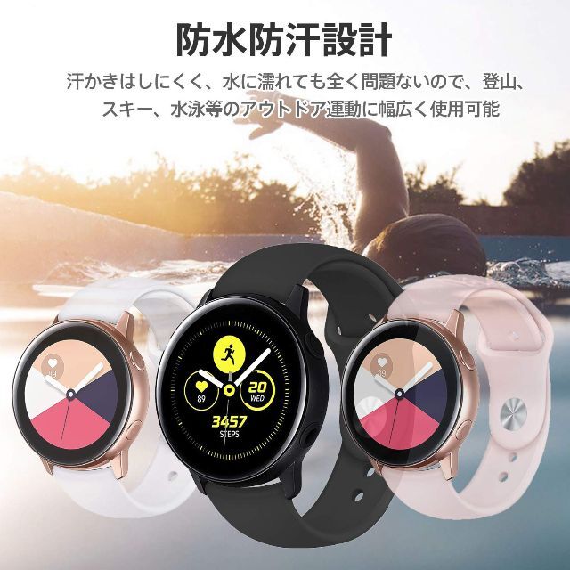 色: ブラック】Movone for Galaxy Watch3 41mm aの通販 by ココナッツ