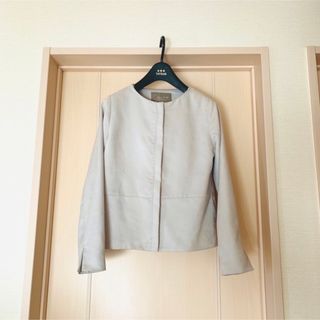 ユナイテッドアローズ(UNITED ARROWS)の【UNITED ARROWS】エコスウェード✴︎ ショートジャケット(ノーカラージャケット)