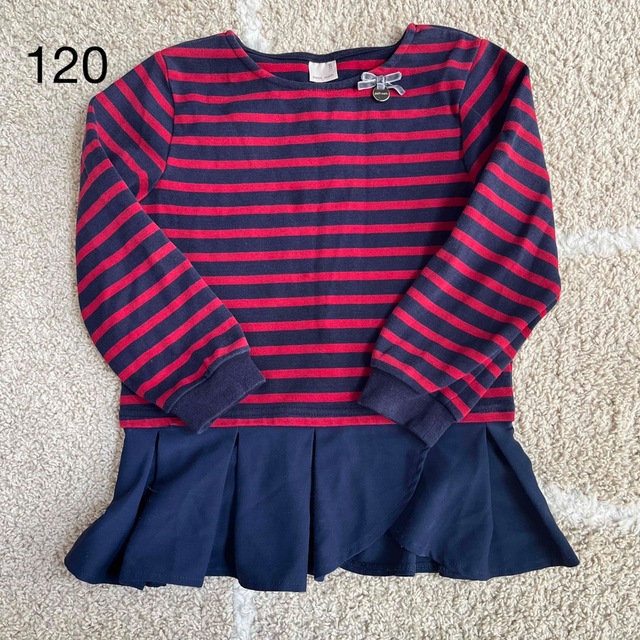 petit main(プティマイン)のpetit mainカットソー120 キッズ/ベビー/マタニティのキッズ服女の子用(90cm~)(Tシャツ/カットソー)の商品写真