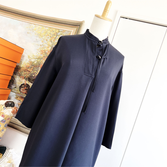 外箱不良宅配便送料無料 極美品 HERMES エルメス 2021 ブラウス シルク