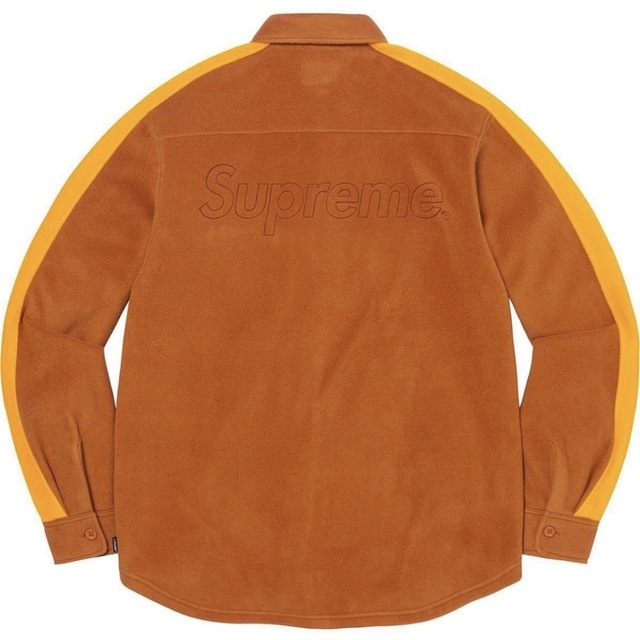 Sサイズ Supreme Polartec Shirt Rust ポーラーテック 1