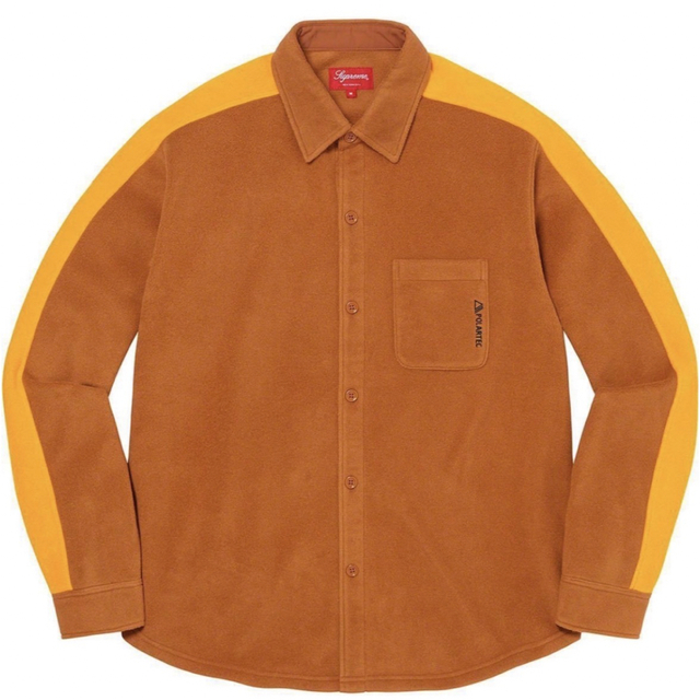 Sサイズ Supreme Polartec Shirt Rust ポーラーテックのサムネイル