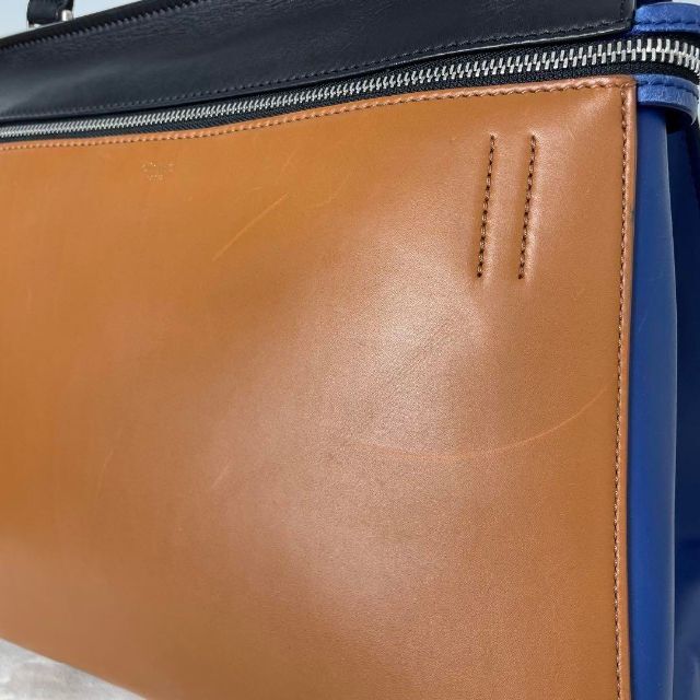 【美品・保存袋付】セリーヌ　CELINE エッジ　マルチカラー　ハンドバッグ 5