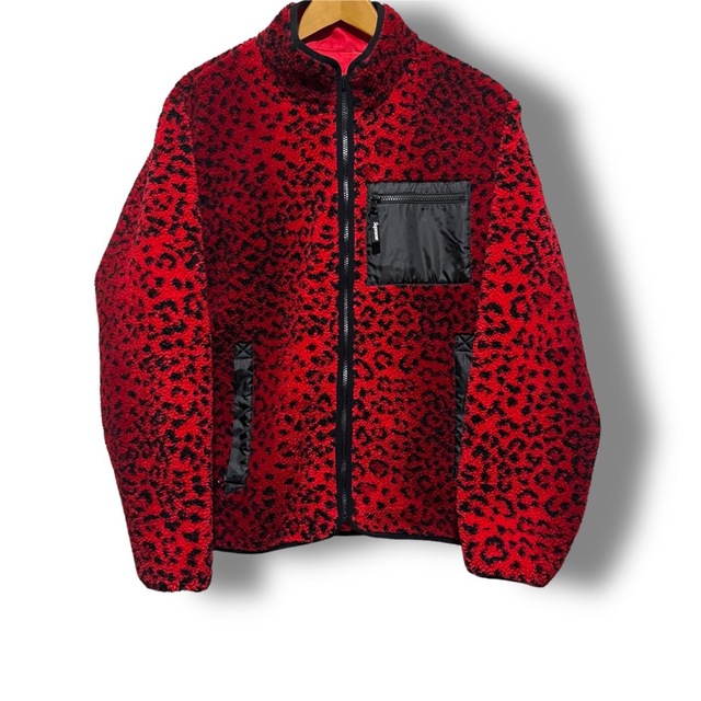 Supreme 17AW Leopard Fleece Jacketのサムネイル