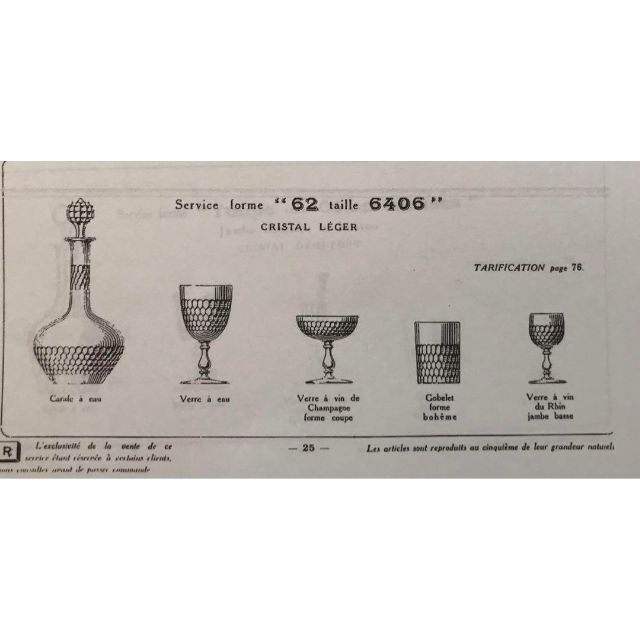 オールドバカラBACCARAT水、ワイン用クリスタルグラス☆ハニカム オールドバカラBACCARAT水、ワイン用クリスタルグラス☆ハニカム