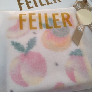 フェイラー(FEILER)の旗艦店限定カラー《新品》FEILER ピーチドット イエロー(ハンカチ)