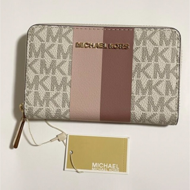 Michael Kors(マイケルコース)の新品♡MICHAEL KORS ジップアラウンドカードケース スモール レディースのファッション小物(コインケース)の商品写真