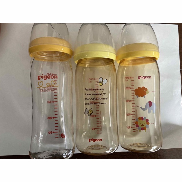 哺乳瓶　ピジョン母乳実感3本セット キッズ/ベビー/マタニティの授乳/お食事用品(哺乳ビン)の商品写真