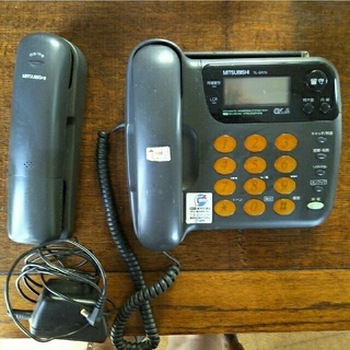 ミツビシデンキ(三菱電機)の三菱電機 ACR機能つきコードレス留守番電話機 TL-SR70(その他)