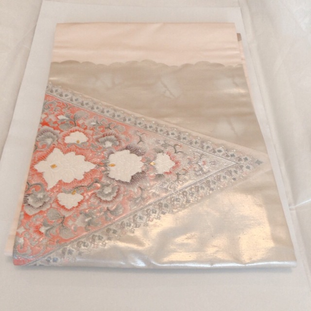 名古屋帯 正絹 欄 刺繍 金糸 銀糸 レディースの水着/浴衣(帯)の商品写真