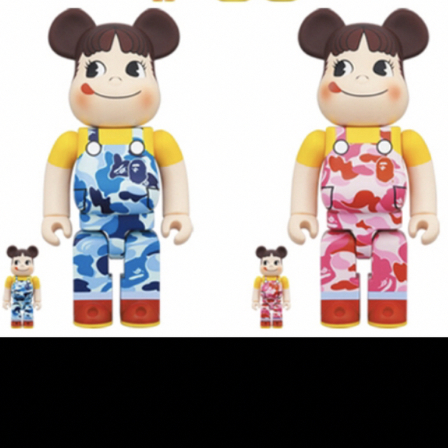 BE@RBRICK BAPE(R) ペコちゃん 100％ u0026 400％ セット-