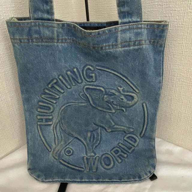 HUNTING WORLD(ハンティングワールド)のハンティングワールド ショルダーバッグ 　デニム　ボルネオ　no.40 レディースのバッグ(ショルダーバッグ)の商品写真