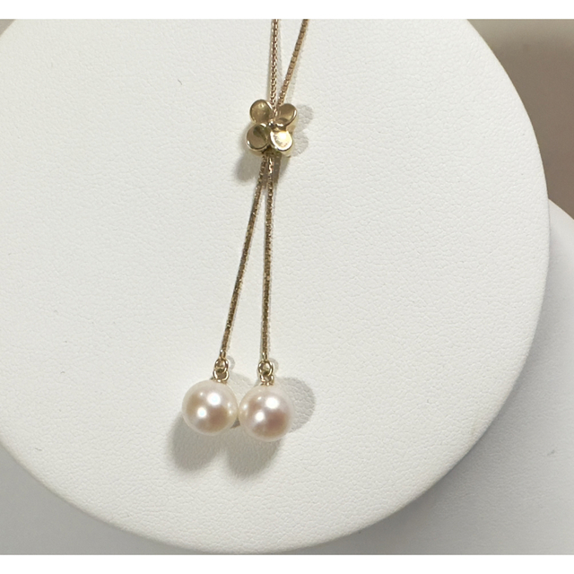 美品♡TASAKI♡タサキ♡アコヤブルー♡アコヤ真珠ネックレス♡k18イヤリングシルバー金具