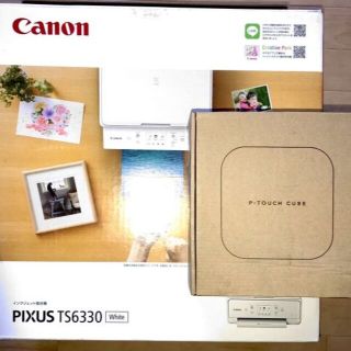 キヤノン(Canon)のキヤノン PIXUS TS6330 ＆ ブラザー PT-P710BT(PC周辺機器)