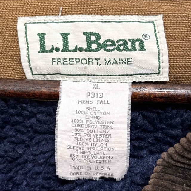 L.L.Bean - L.L.Beans USA製 80s ハンティングジャケット ブラウン XL