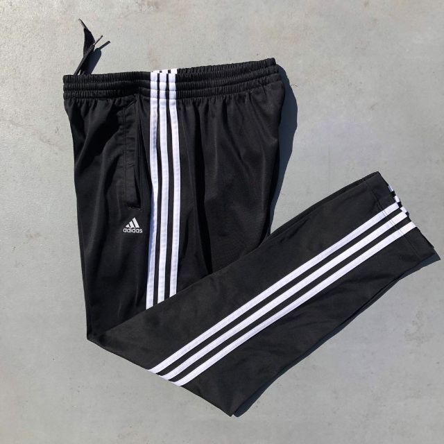 00s adidas ジャージ下 トラックパンツ キッズ 170cm ブラック