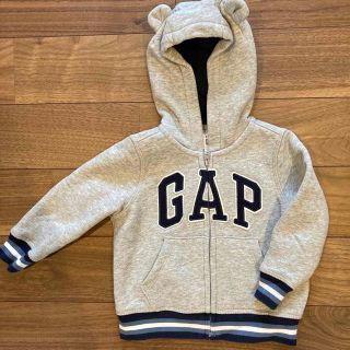 ベビーギャップ(babyGAP)のGAP 耳付きフードパーカー 12-18m(ジャケット/上着)