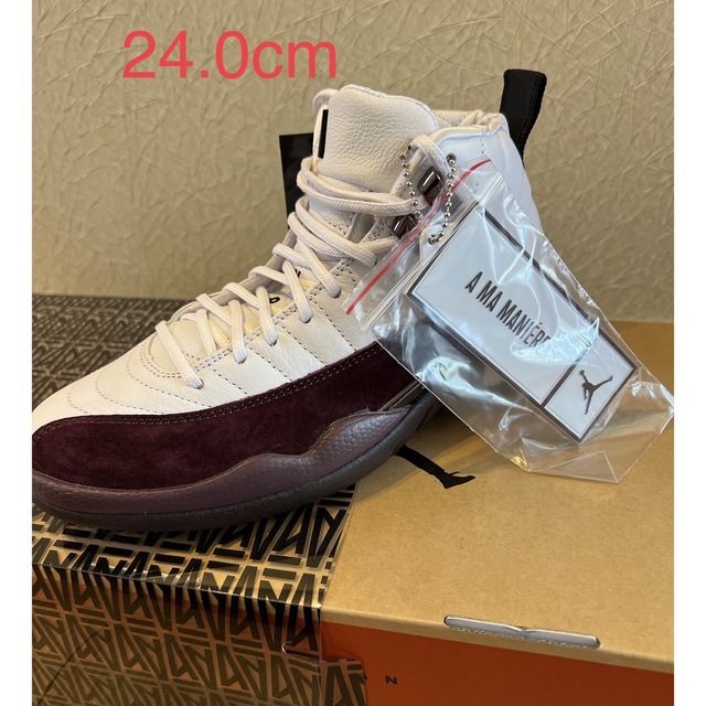 海外花系 Air jordan 12 A MA MANIERE アママニエール24.0cm - 通販