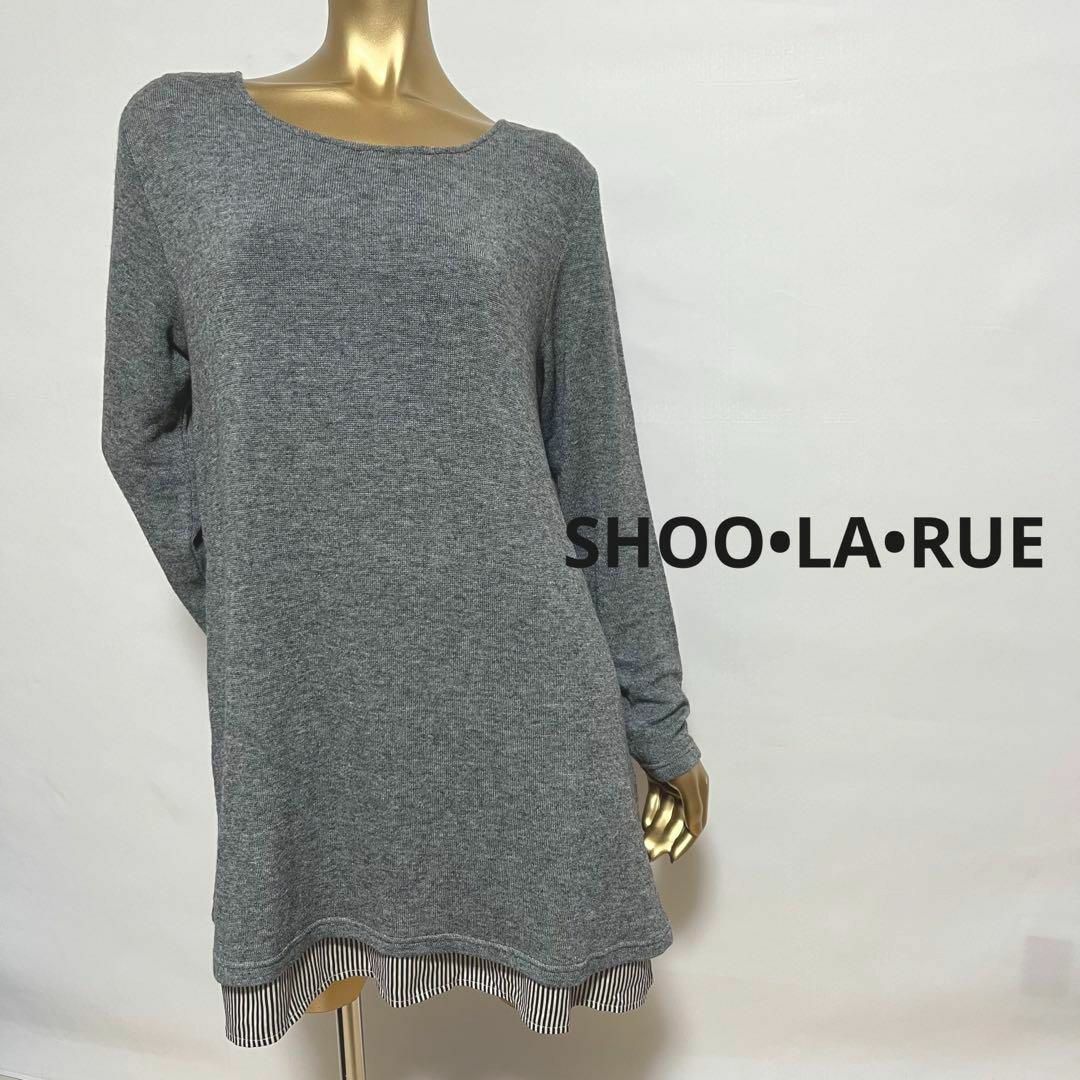 SHOO・LA・RUE(シューラルー)の【2358】SHOO•LA•RUE 重ね着ワンピース M レディースのワンピース(ひざ丈ワンピース)の商品写真