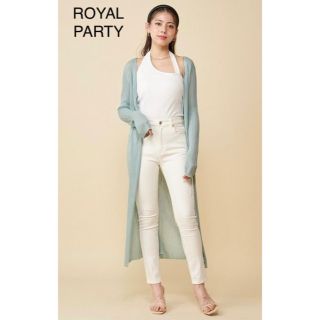 ロイヤルパーティー(ROYAL PARTY)のROYAL PARTY 2wayロングシアーカーデ(カーディガン)