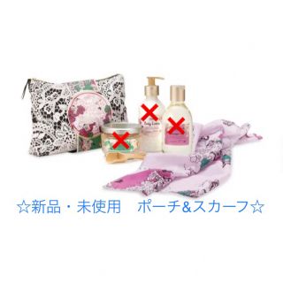 サボン(SABON)のSABON Sakura Bloom（ブルーミング）ポーチ&スカーフ　おまけ付(ノベルティグッズ)