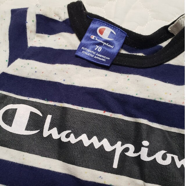 Champion(チャンピオン)のChampion𓎤𓅮 カバーオール キッズ/ベビー/マタニティのベビー服(~85cm)(カバーオール)の商品写真