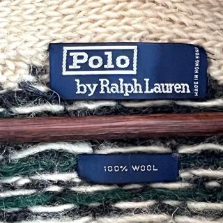 Ralph Lauren - ラルフローレン カウチンニット 生成り ウール