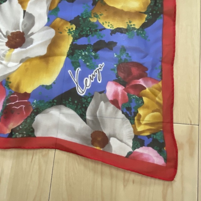 KENZO - KENZO ケンゾー スカーフ シルク 花柄 no.40の通販 by KENZO - KENZO ケンゾー スカーフ シルク 花柄 no.40の通販 by