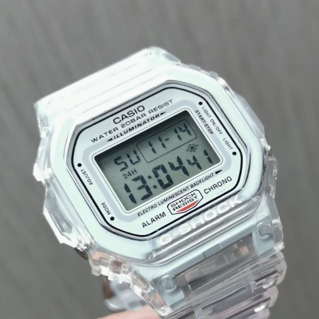 CASIO G-SHOCK  クリア 透明ベルト DW-5600SK