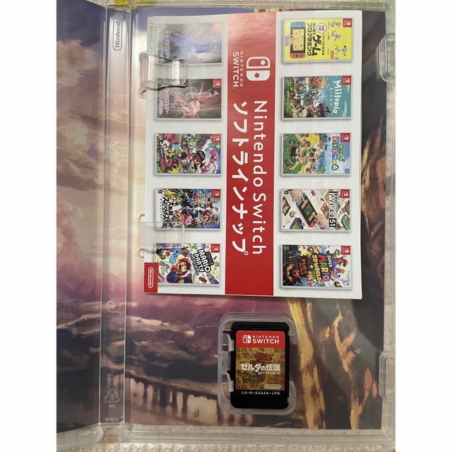 Nintendo Switch(ニンテンドースイッチ)の【美品】ゼルダの伝説 ブレス オブ ザ ワイルド Switch ソフト エンタメ/ホビーのゲームソフト/ゲーム機本体(家庭用ゲームソフト)の商品写真