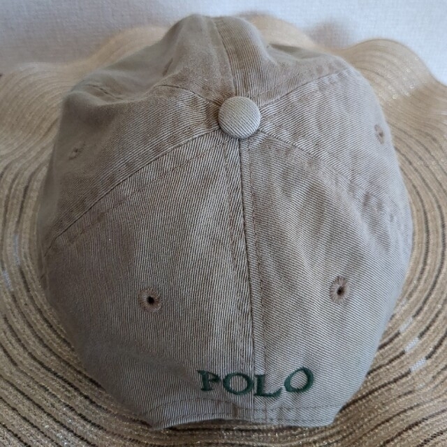 POLO RALPH LAUREN(ポロラルフローレン)のPOLO RALPH LAUREN キャップ カーキ色 レディースの帽子(キャップ)の商品写真