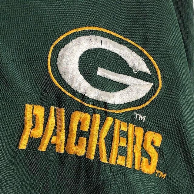 超希少】グリーンベイ・パッカーズ ナイロンジャケット NFL 刺繍 古着