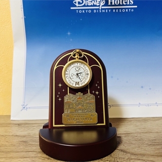 ディズニー(Disney)のミラコスタ限定　ウェディング置き時計　非売品(ノベルティグッズ)