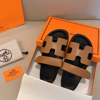 Hermes - エルメス オヴァシオン サンダル ケリー金具 レザー ブラック
