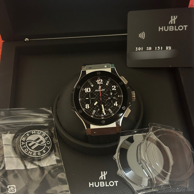 HUBLOT(ウブロ)のHUBLOT ウブロ ビッグバン スチールセラミック 301.SB.131.RX メンズの時計(腕時計(アナログ))の商品写真