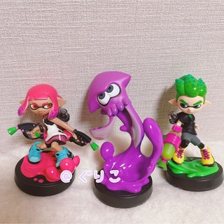 スプラトゥーン amiibo ガール ボーイ イカ ３体セット(ゲームキャラクター)