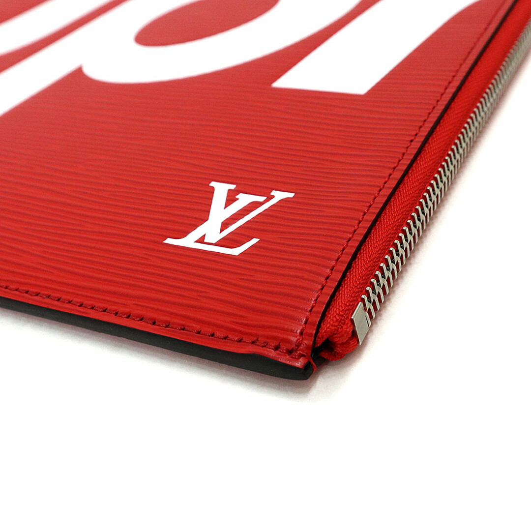 ルイ ヴィトン シュプリーム Supreme ポシェット ジュール GM セカンドバッグ クラッチバッグ エピレザー レッド ホワイト 赤 M67722 箱付 LOUIS VUITTON（新品・未使用品）