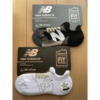 ニューバランス(New Balance)のニューバランス　スニーカーフィットソックス　黒白セット(ソックス)