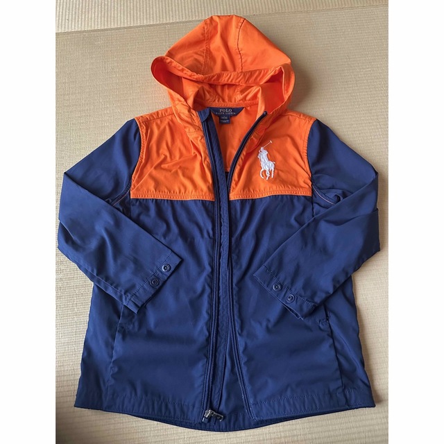 POLO RALPH LAUREN(ポロラルフローレン)の美品　ポロ　ラルフローレン　ウインド ブレーカー　パーカー　春　130 140 キッズ/ベビー/マタニティのキッズ服男の子用(90cm~)(ジャケット/上着)の商品写真