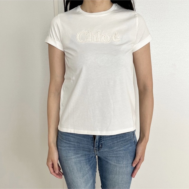 Chloe(クロエ)のChloe kids クロエ キッズ  ロゴTシャツ レディースのトップス(Tシャツ(半袖/袖なし))の商品写真