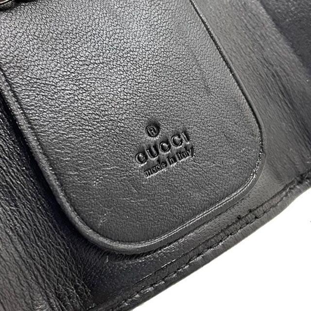 Gucci(グッチ)のグッチ キーケース 6連キーケース GGキャンバス レザー 革 ブラック 黒 レディースのファッション小物(キーホルダー)の商品写真