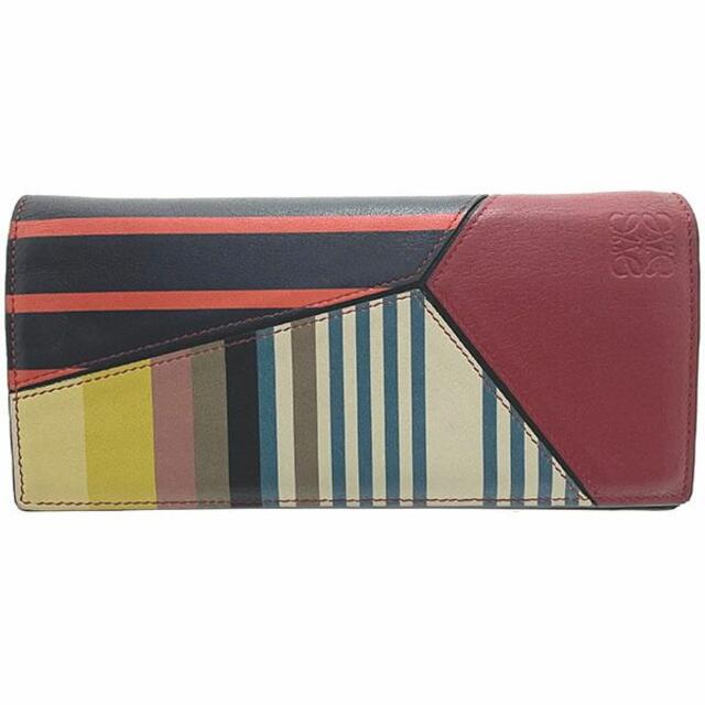 LOEWE - ロエベ 長財布 パズル ロング ホリゾンタル ウォレット カーフ