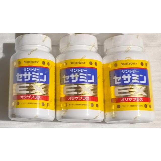 食品/飲料/酒サントリー セサミンEX  270粒入ボトル ×3個