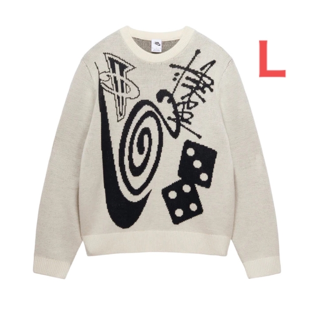 ニット/セーターStussy x Nike Icon Knit Sweater Natural