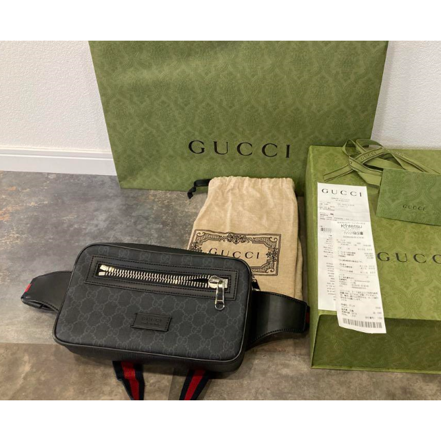 Gucci - GUCCI グッチ　GGスプリーム　ボディバッグ　ベルトバッグ
